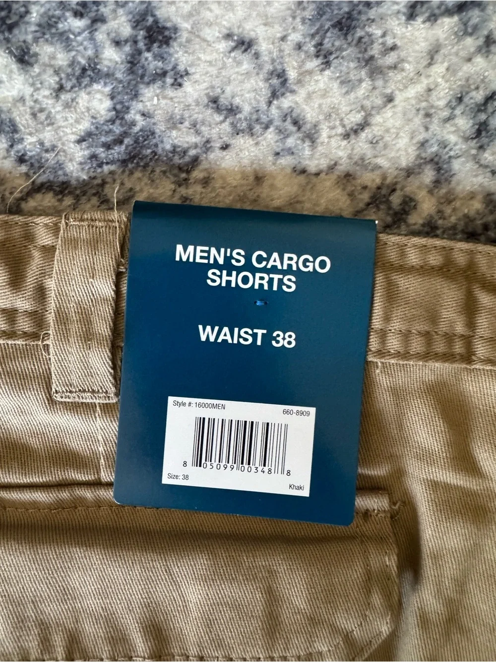 Men's Khaki Cargo Shorts – Casual Everyday Wear